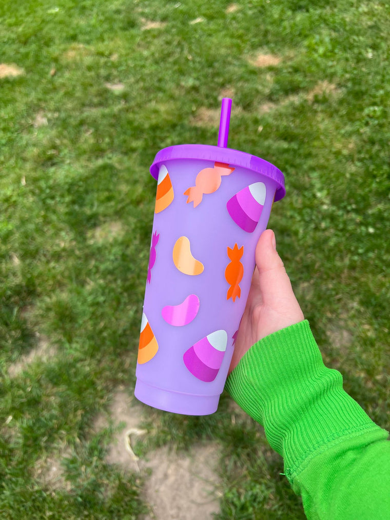 Halloween Candy Color Tumbler