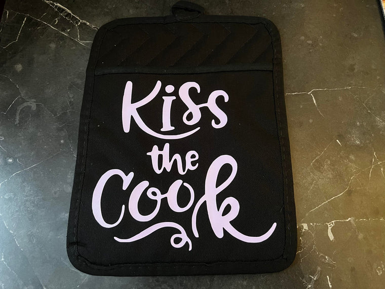 Kiss the Cook Pot Holder