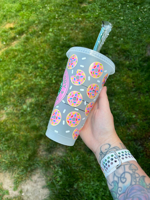 Donut Worry Be Happy Tumbler