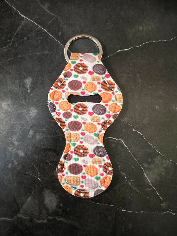 Cookie Chapstick Holder Keychain