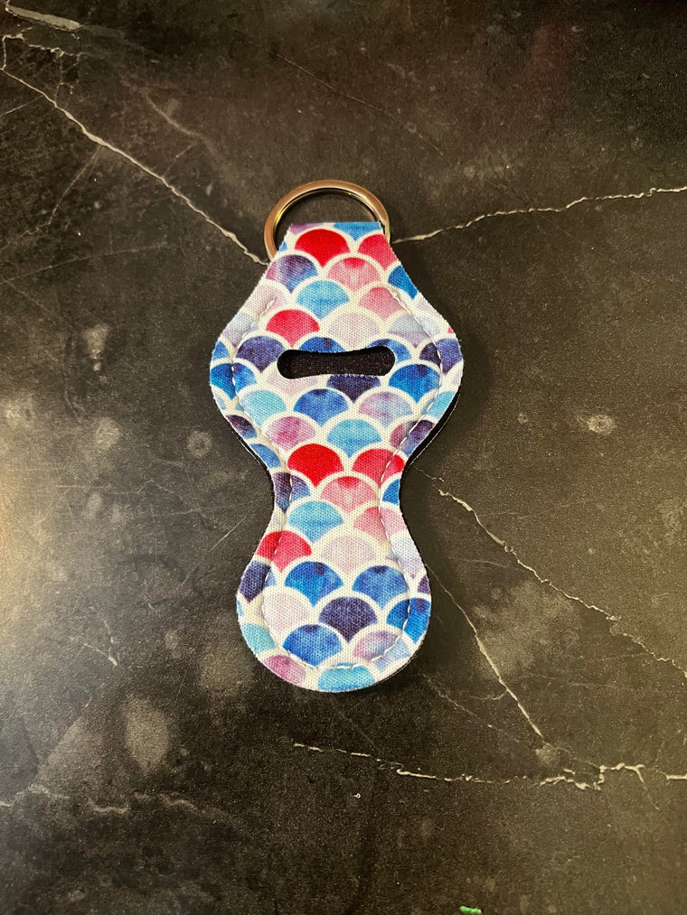 Mermaid Chapstick Holder Keychain