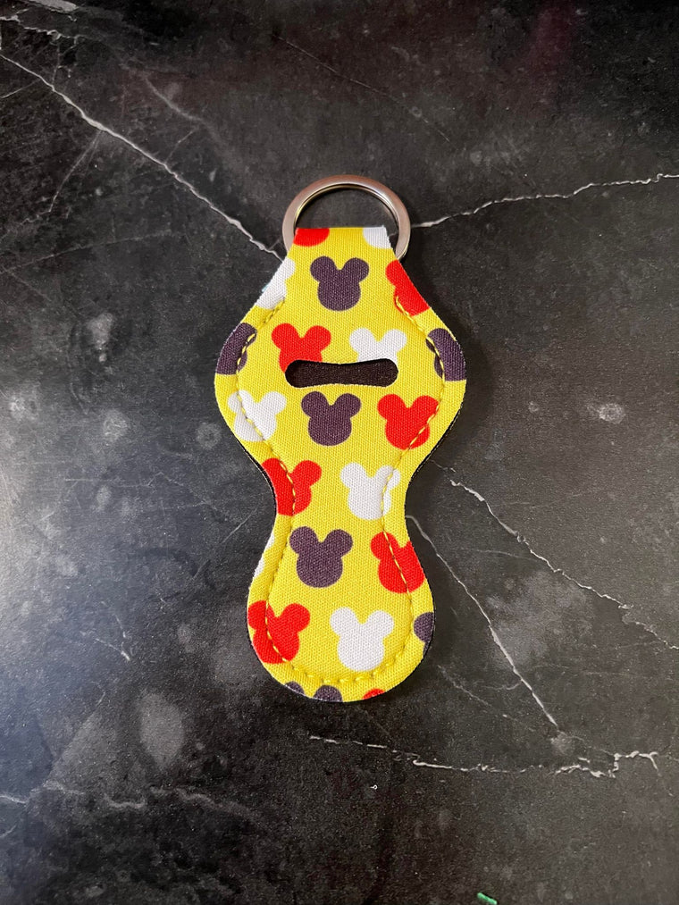 Ears Chapstick Holder Keychain