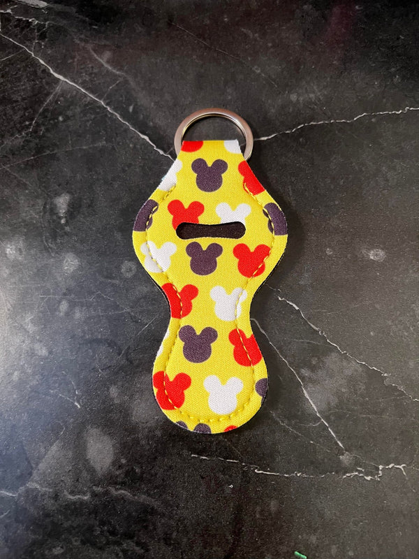 Ears Chapstick Holder Keychain