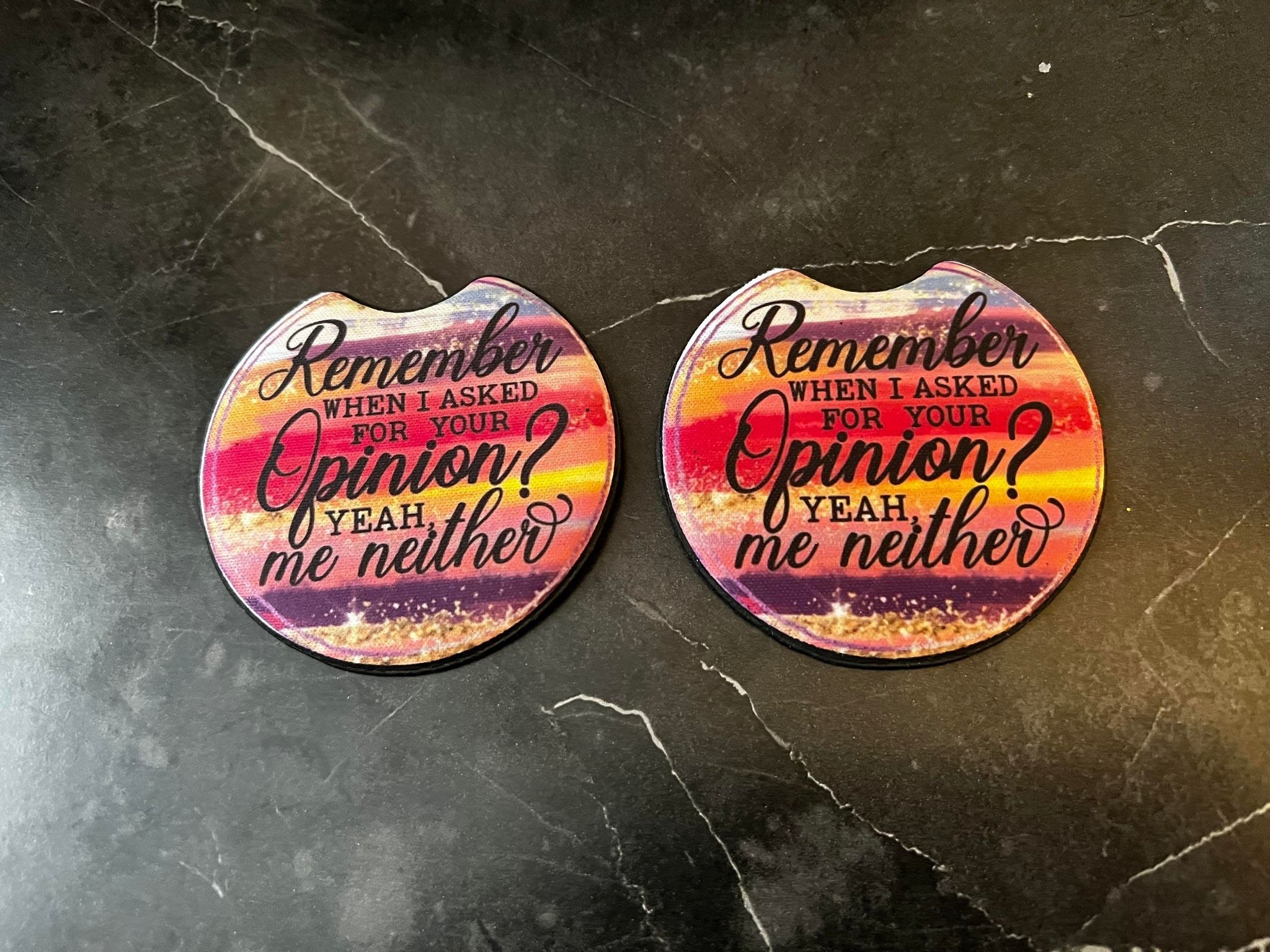 Opinion Car Coasters