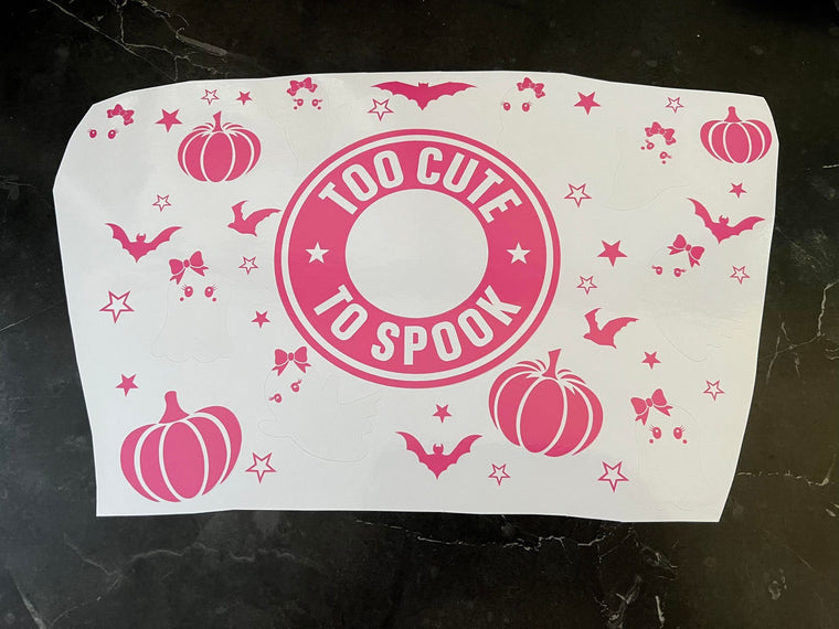 Too Cute To Spook Cold Cup Wrap