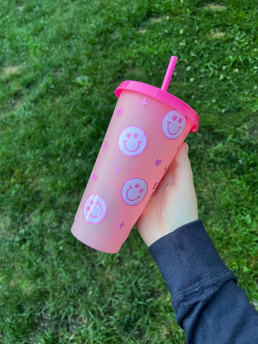 Love More Worry Less Color Tumbler