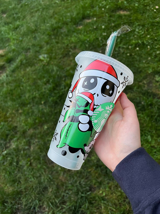 Scary Christmas Tumbler