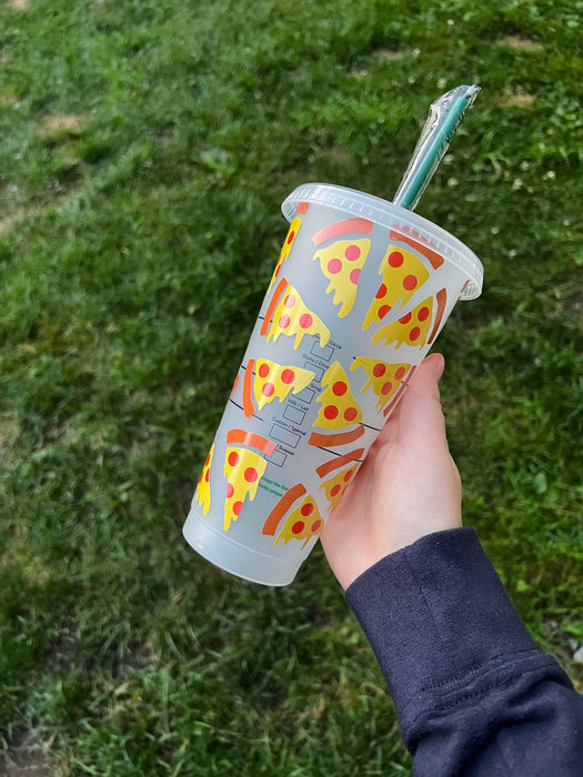 Pizza Theme Tumbler