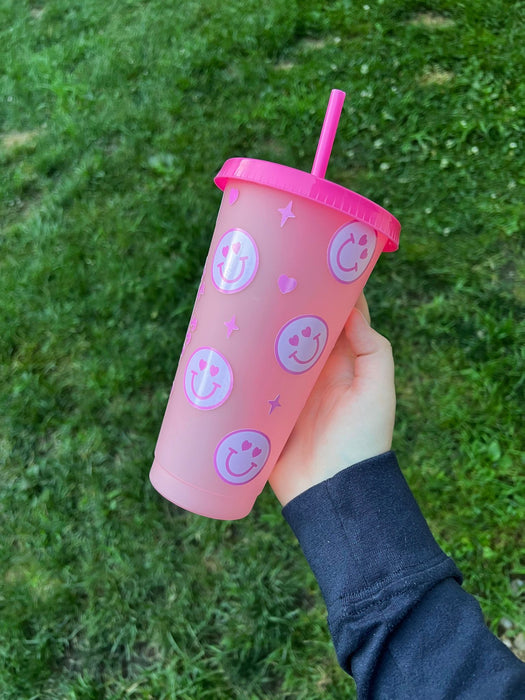 Love More Worry Less Color Tumbler