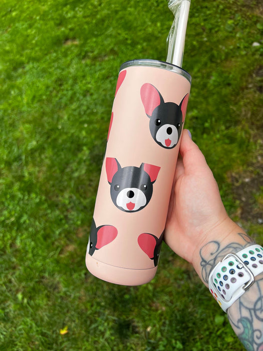 Frenchies 20oz Skinny Tumbler