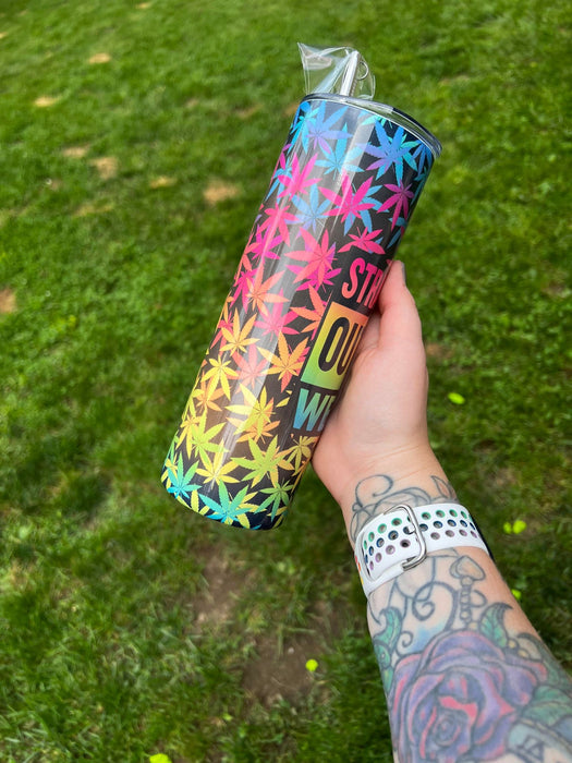 Straight Outta Weed Sublimation Tumbler