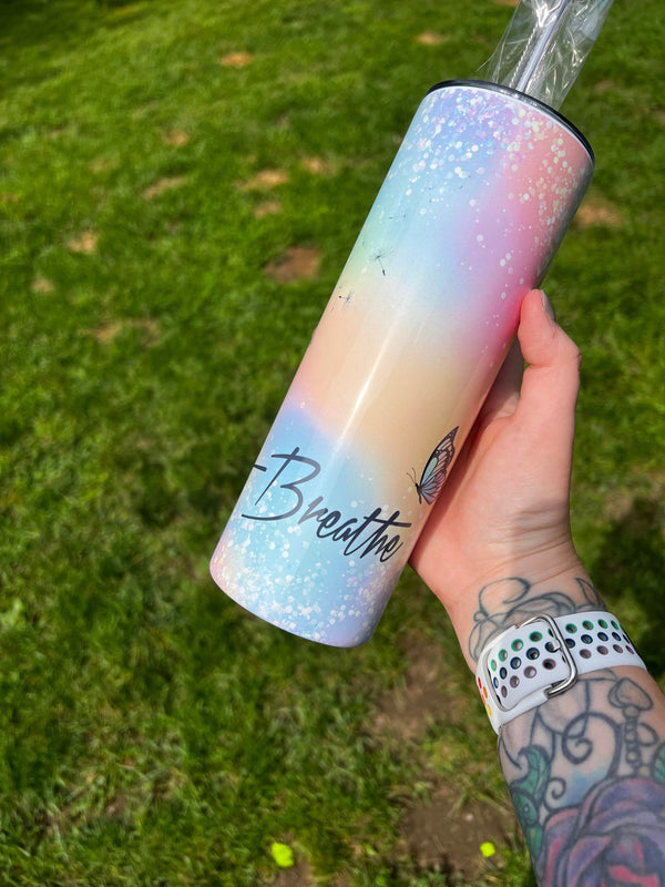 Just Breathe Sublimation Tumbler