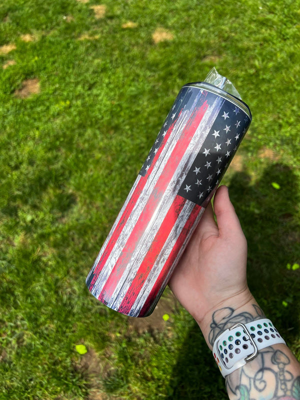 Flag Sublimation Tumbler