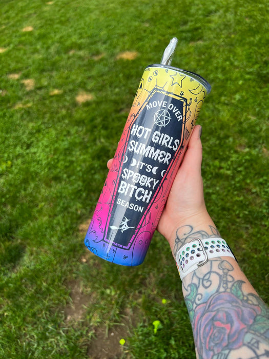 Spooky Bitch Season Sublimation Tumbler