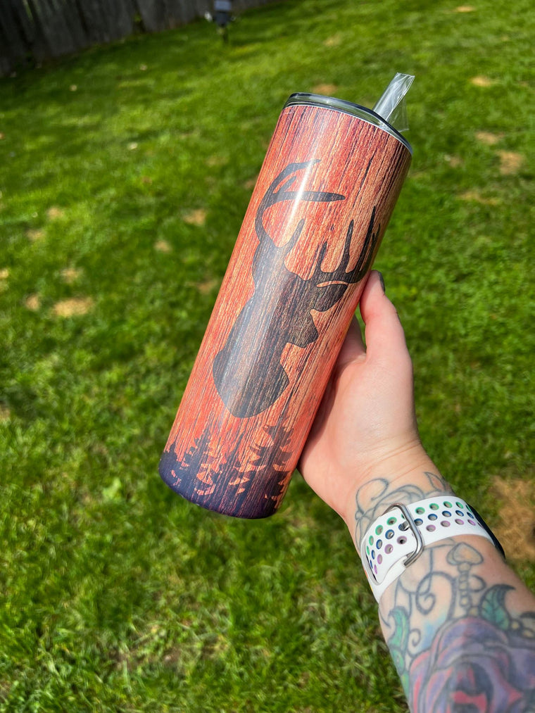 Hunting Theme Sublimation Tumbler