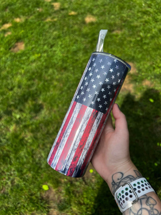 Flag Sublimation Tumbler