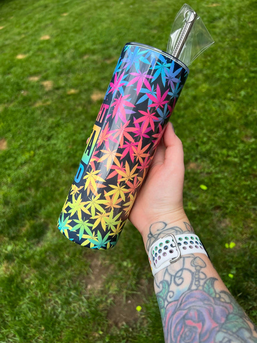 Straight Outta Weed Sublimation Tumbler