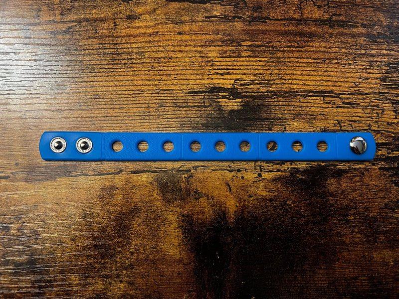 Croc Charm Bracelet Blue 2 size