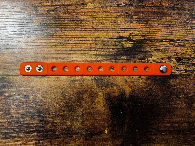 Croc Charm Bracelet Orange 2 size