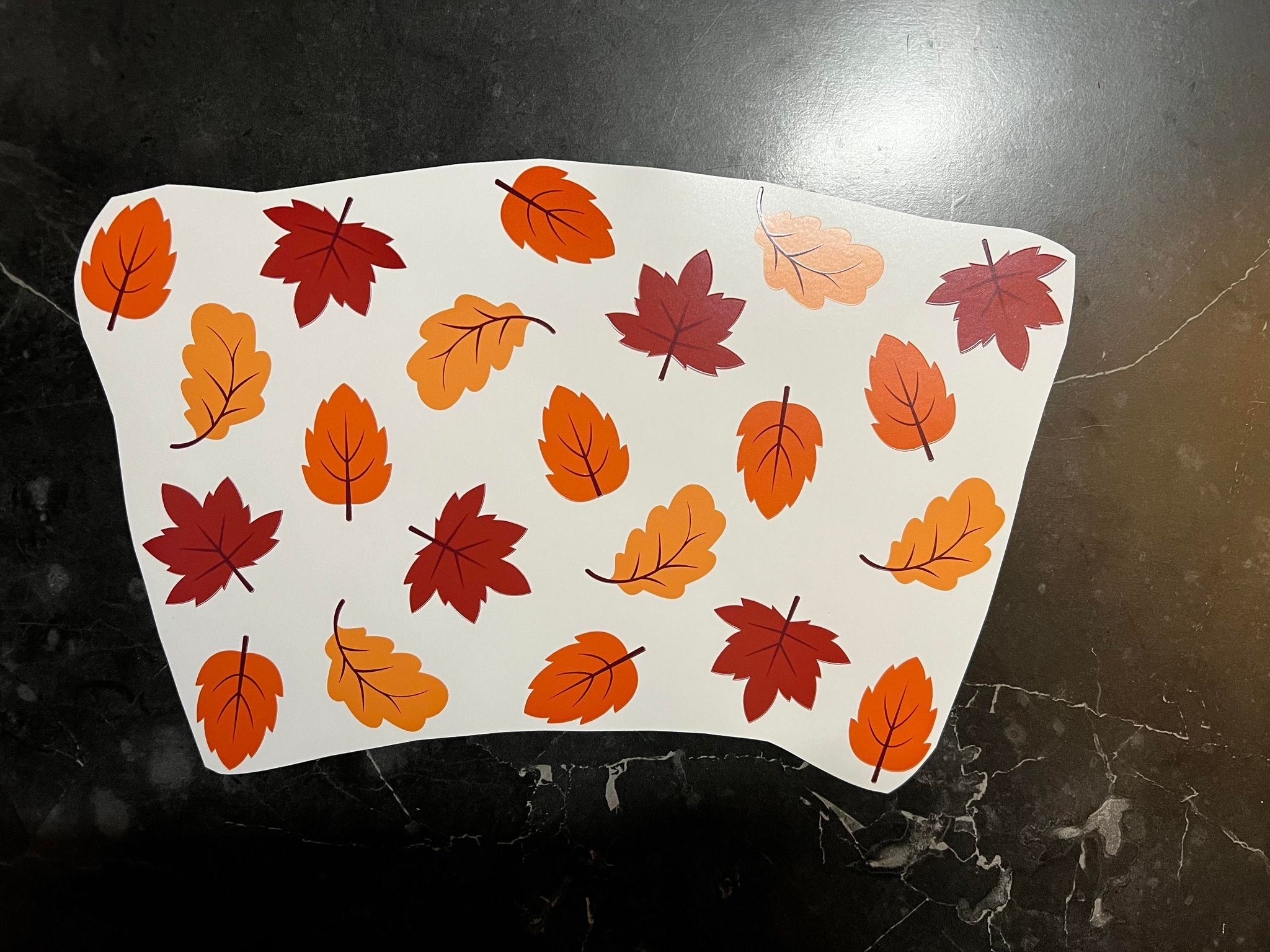 Leaves Cold Cup Wrap