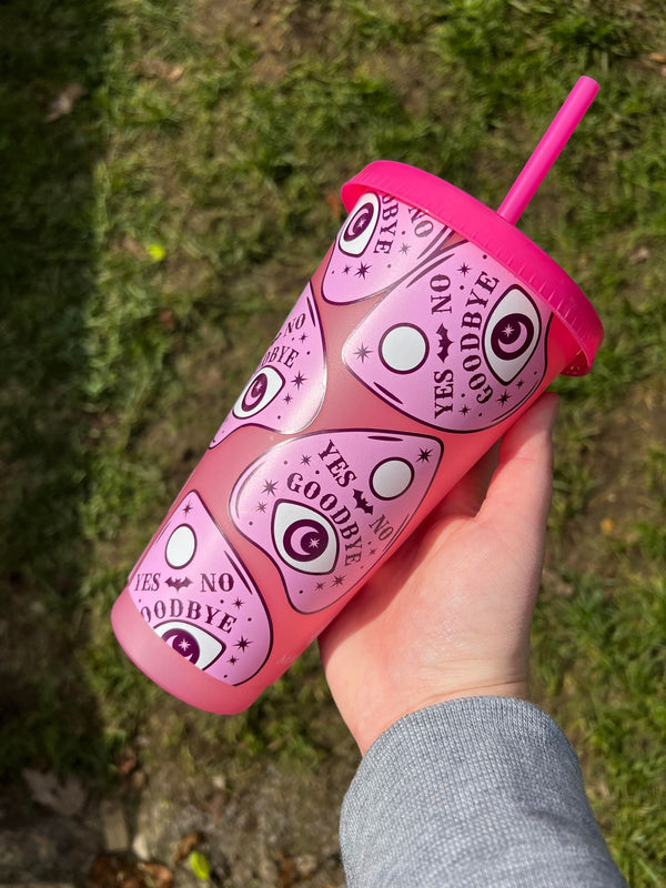 Yes No Goodbye Color Changing Tumbler