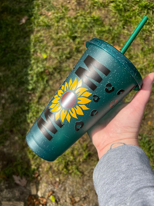 Blessed Mom Color Tumbler