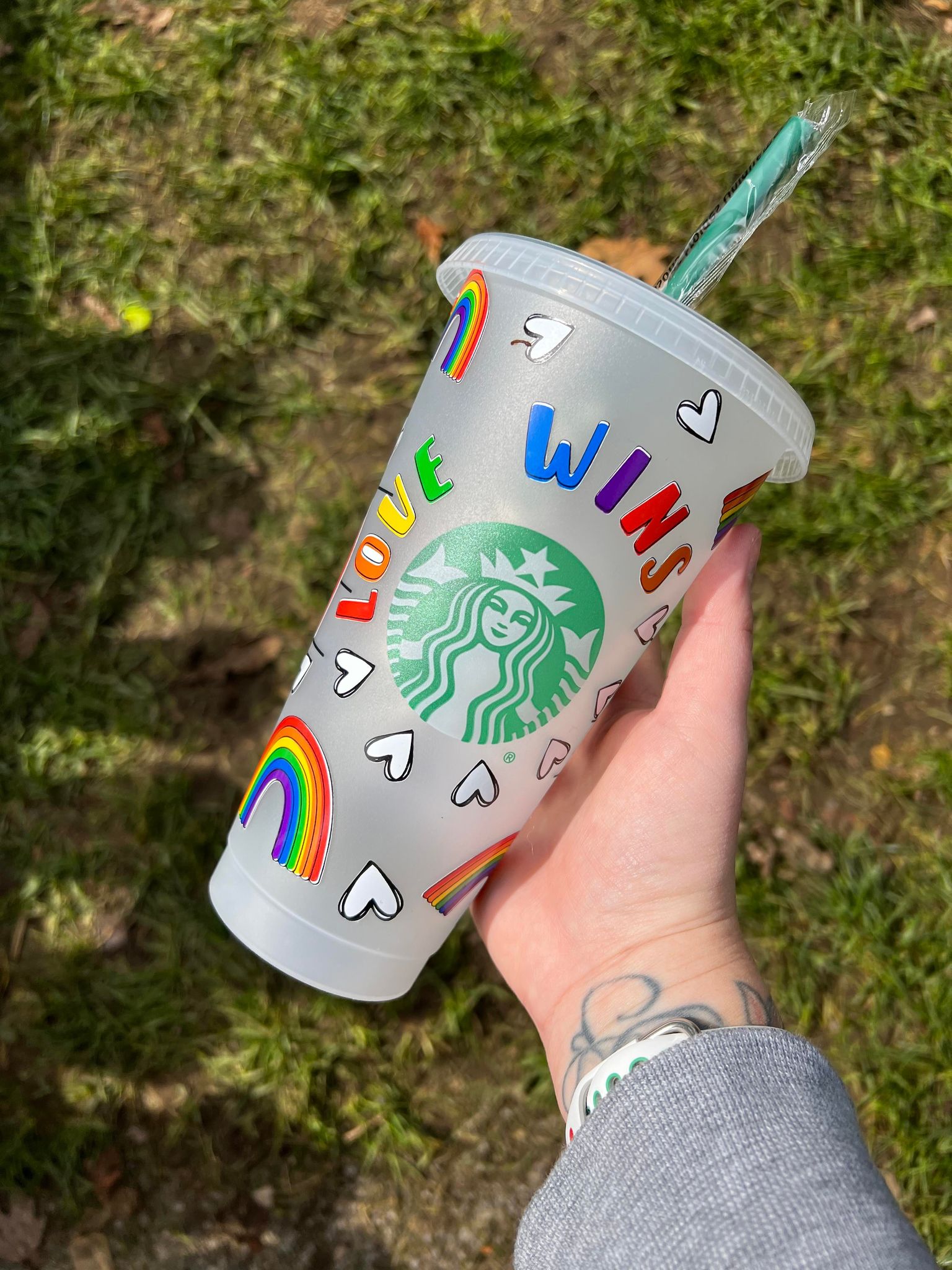 Pride Love Wins Tumbler