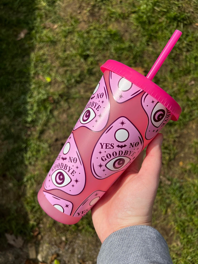 Yes No Goodbye Color Changing Tumbler