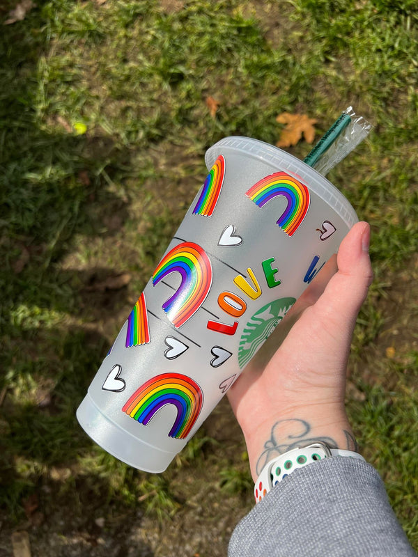 Pride Love Wins Tumbler