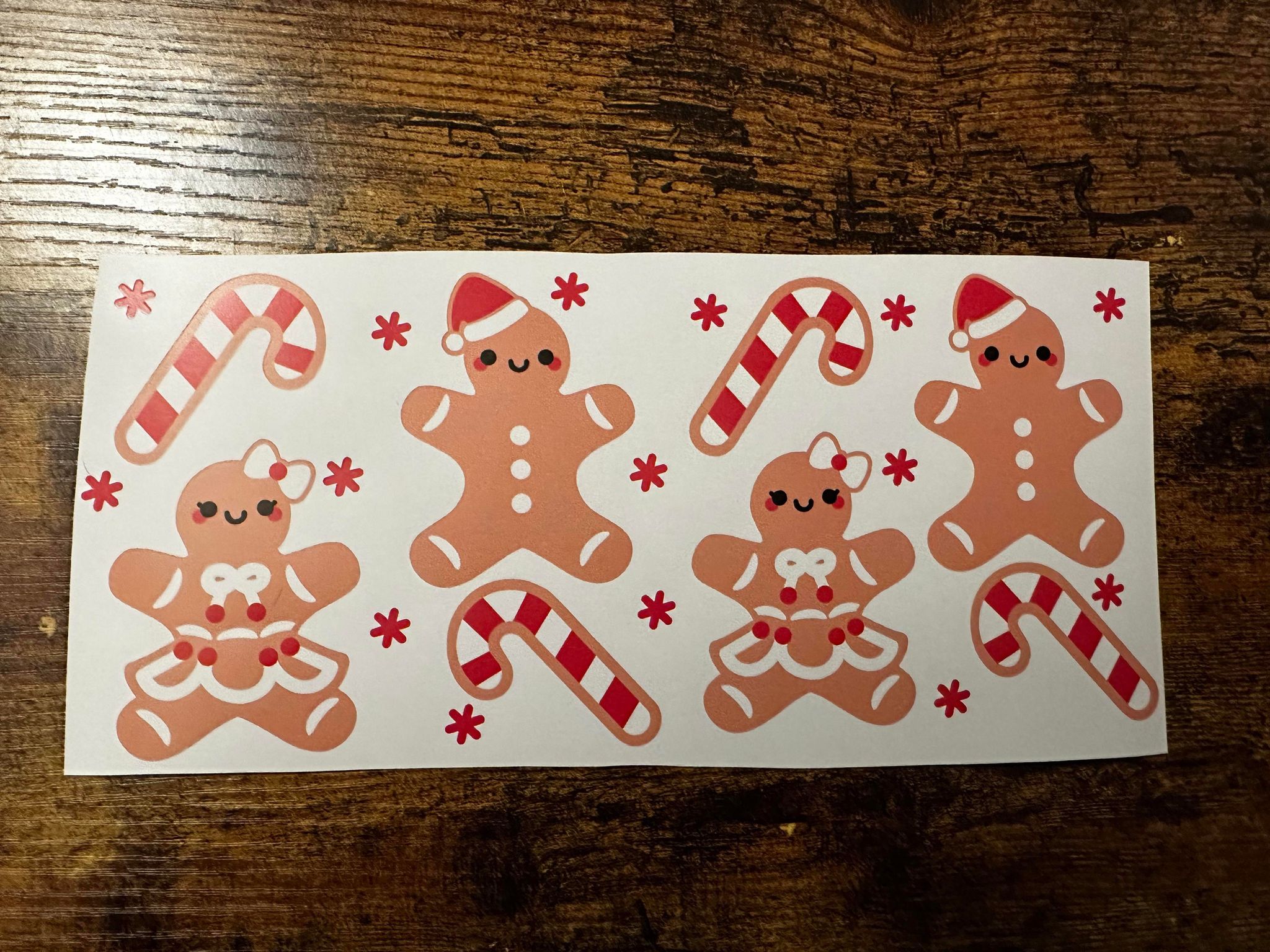 Gingerbread Theme Libbey Wrap