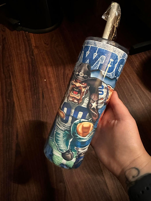 Cowboys Theme Sublimation Tumbler