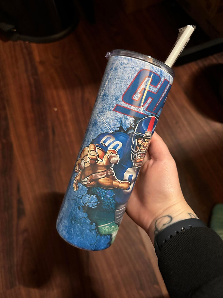 Giants Theme Sublimation Tumbler