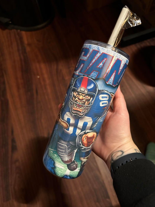 Giants Theme Sublimation Tumbler