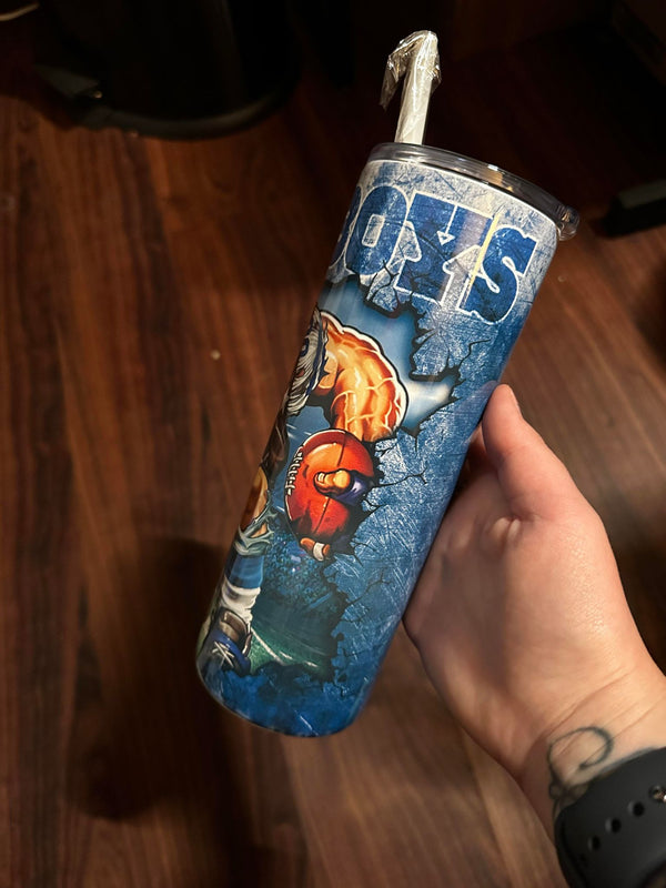 Cowboys Theme Sublimation Tumbler