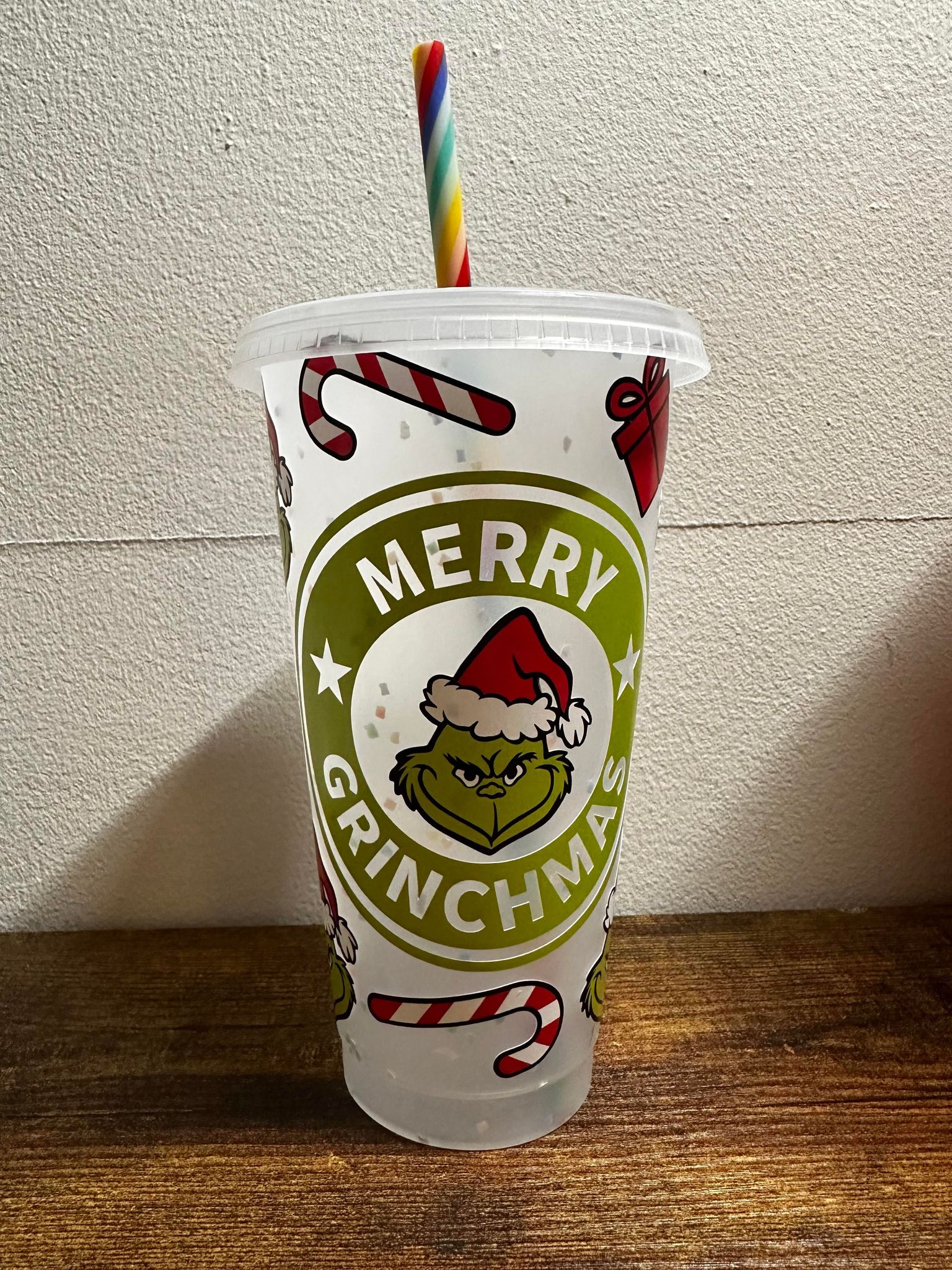 Merry Green Man Sparkle Tumbler