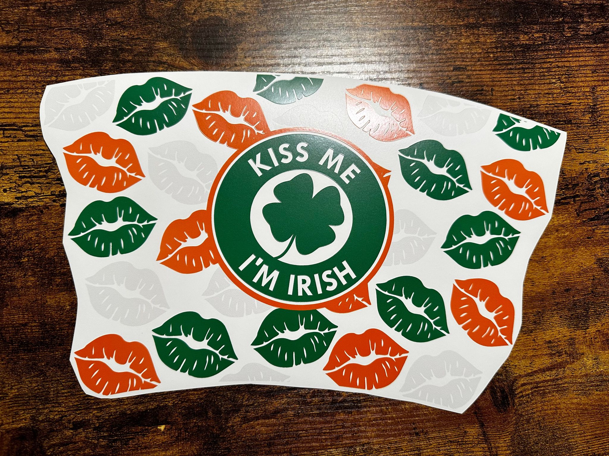 Kiss Me I'm Irish Cold Cup Wrap