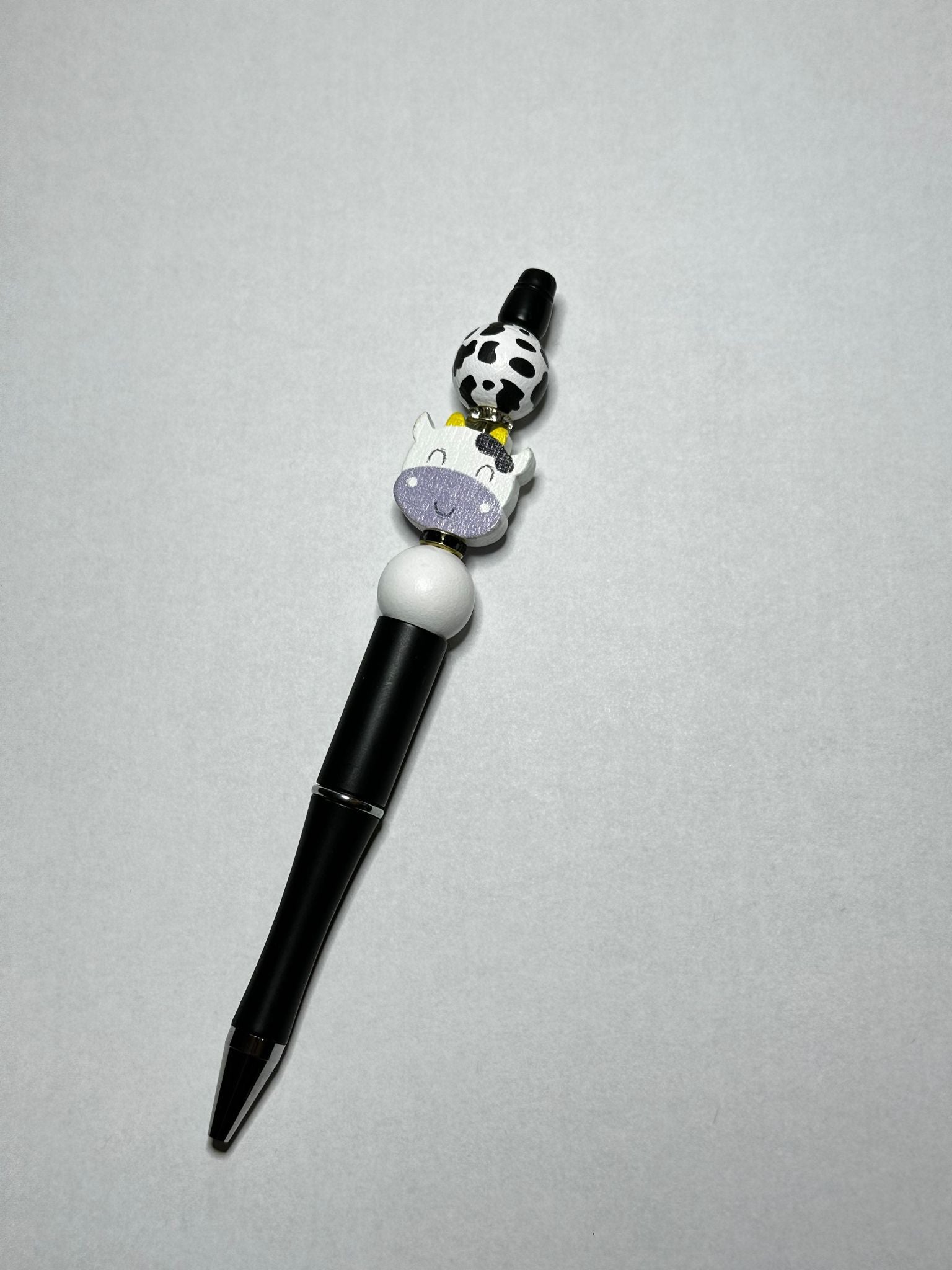 Purple Cow Theme 2 Wooden Pens