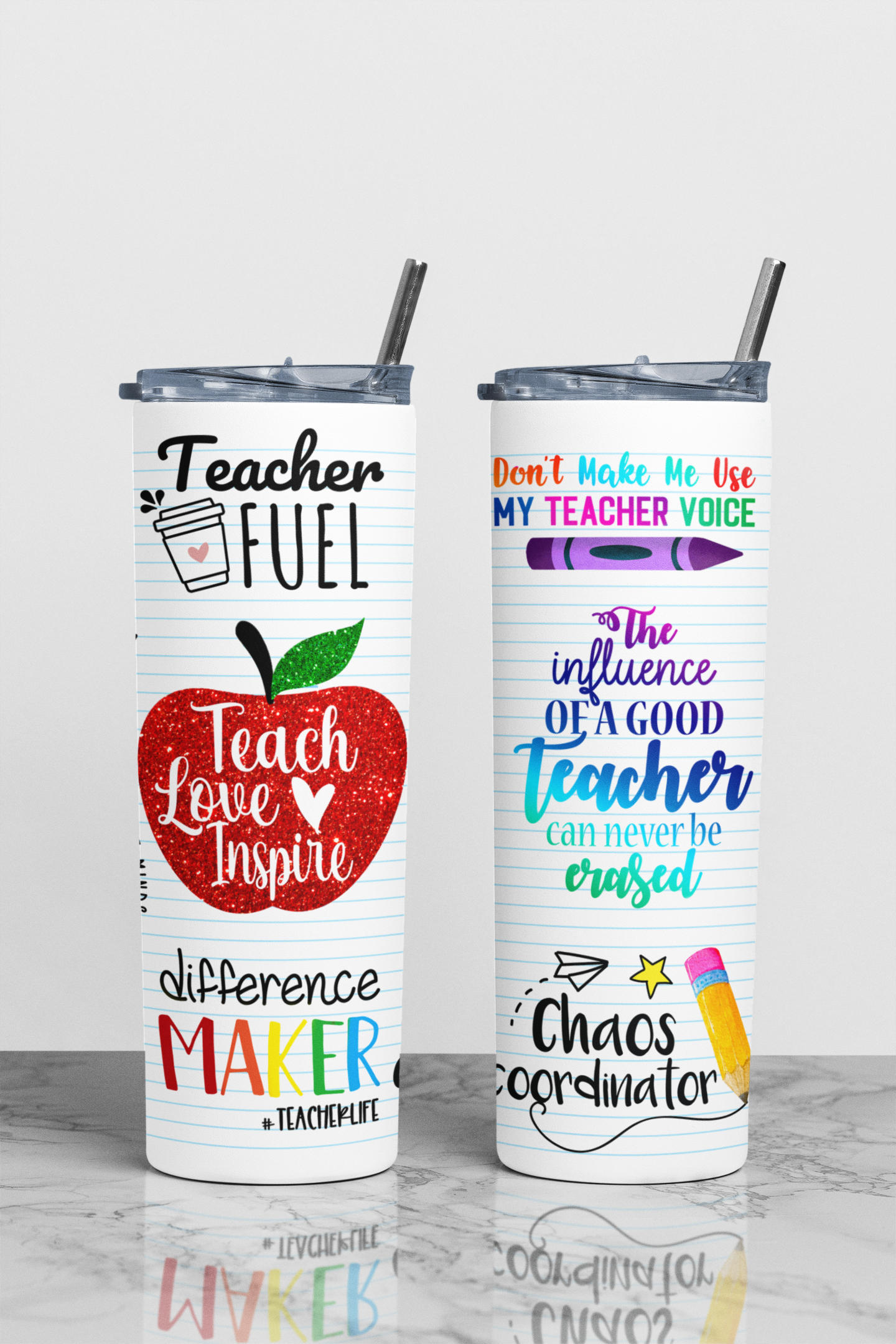 Teacher Fuel Sublimation Tumbler