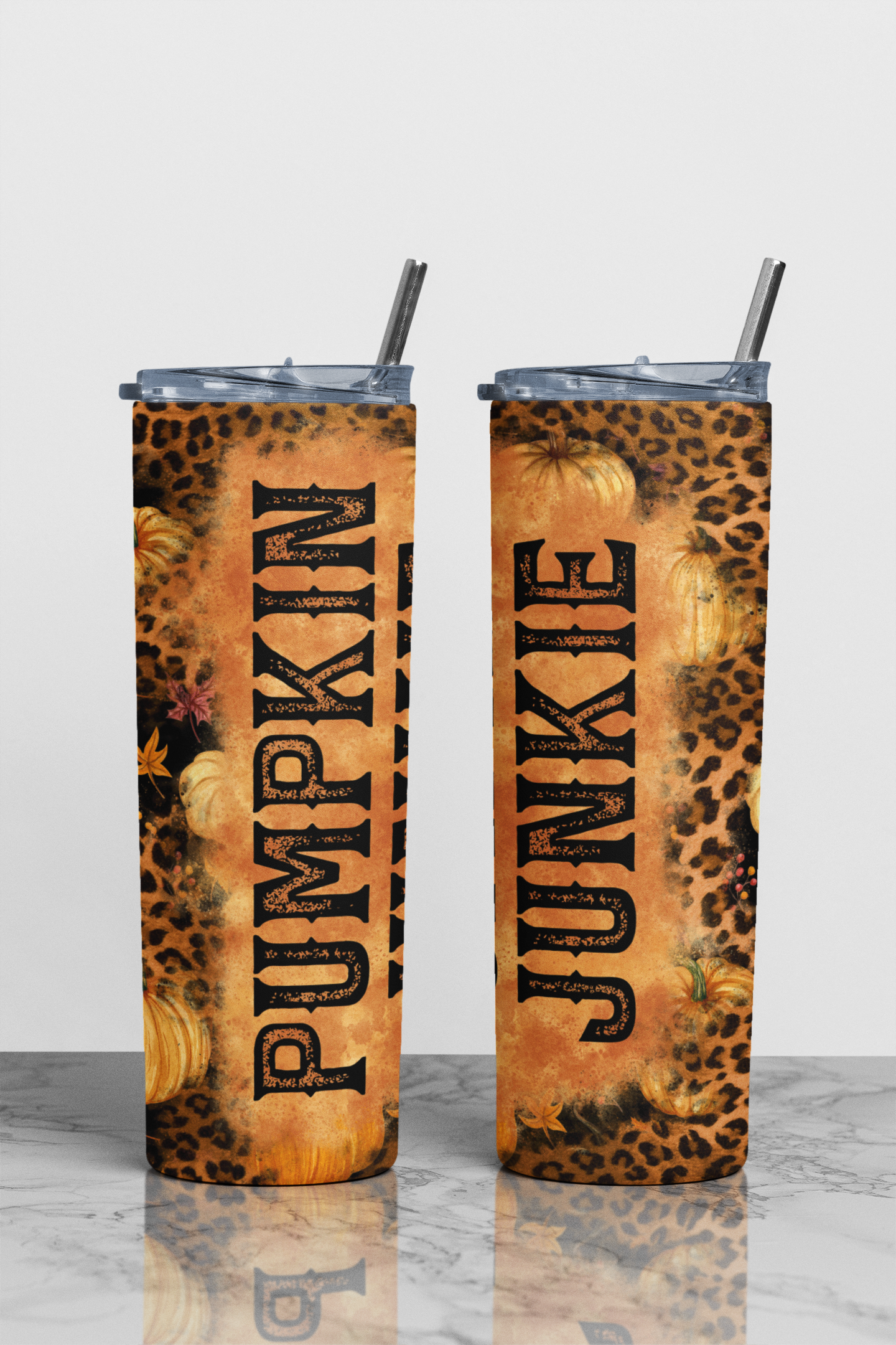 Pumpkin Junkie Sublimation Tumbler