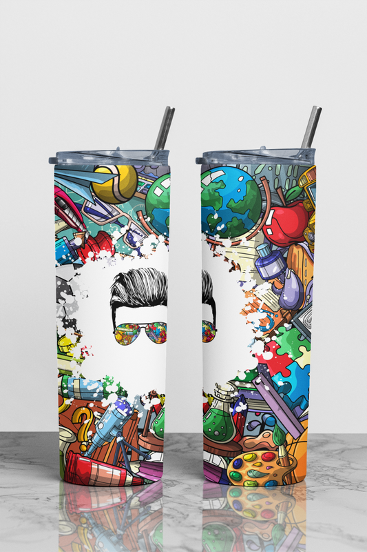 Male Teacher Sublimation Tumbler